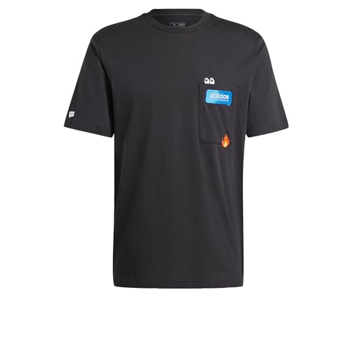 Adidas Graphic Tee (Short Sleeve) M Remoji Pkt T Black for