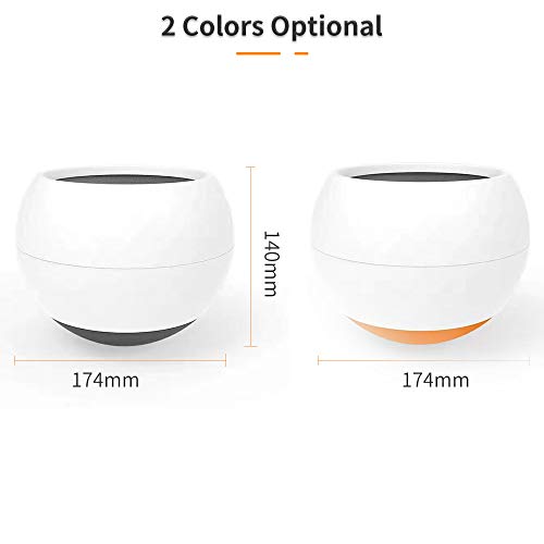 Anself els animal de estimação Pet Dog Feeder Slow Food Eating No Spill Pet Bowl Interativo Tumbler