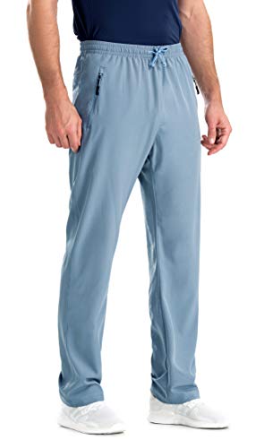 Image of clothin Mens Workout Athletic Pants Elastic-Waist Drawstring Pants for Sport Exercise Travel,Quick-Dry,Stretchy