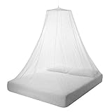 【Fácil De Usar】Adecuado para cama individual o cama de matrimonio. La mosquitera se suministra con ganchos y bolsa de transporte. La cortina para mosquitos está simplemente amarrada sobre la cama en un punto de sujeción al techo con un bramante. La carpa del mosquito se pliega rápidamente, peso: 200g, ligero y ocupa poco espacio, la bolsa de transporte es perfecta para viajar.