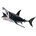 FLORMOON Megalodon Figura Realistico Figurine di Animali Educazione precoce Giocattoli Animali marini Progetto di scienze Natale Compleanno Cake Topper Bambini