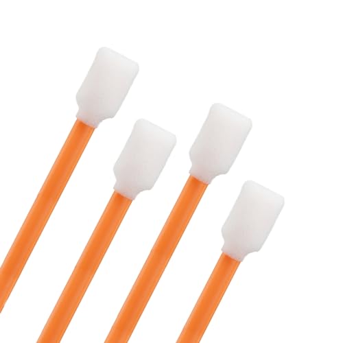 200 pçs bastões de cotonete de limpeza de espuma retangular quadrado de 13 cm para impressora a jato