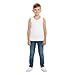 Produktbild A2Z 4 Kids Mädchen Armelloses Geripptes Unterhemd Stilvolles - Vest White 5-6