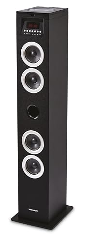 Bigben Interactive DS120CD Torre Multimediale, Nero, Moderno