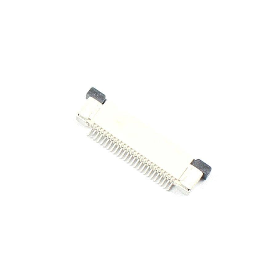 Generic 10 Pcs FPC FFC 0.5mm Pitch 25 Pin Drawer Type Ribbon Flat Connector Top Contact