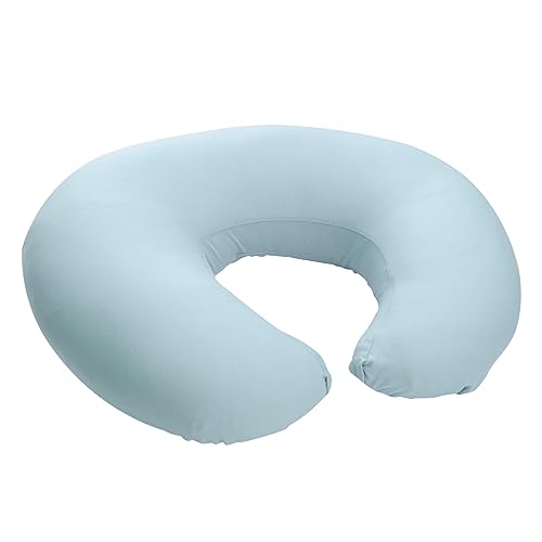 Image of Ezencon Nursing Pillow and Positioner, Breastfeeding and Bottlefeeding Pillow, Breast Feeding Pillow with Removable Nursing Pillow Cover, Machine Washable(Nile Blue)