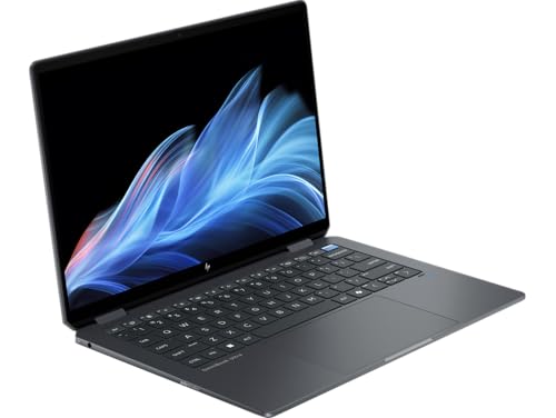 Image of HP OmniBook Ultra Flip 14 Business Laptop, 2025, 14 inch 2880x1800 Touch, Intel-8 Core Ultra 9 288V, 32GB LPDDR5, 4TB SSD, Win11 Pro, Backlit KB, Wi-Fi 7, BT 5.4, Thunderbolt 4, 9MP IR AI Camera, Gray