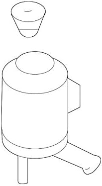Nissan 49180-8J000, Power Steering Reservoir