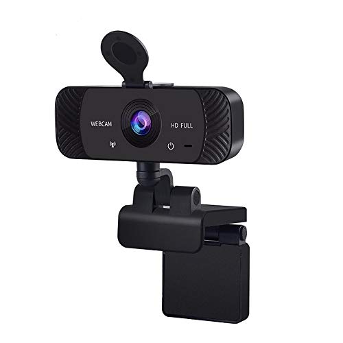 Webcam 1080p，Mit Autofokus Dual Mikrofon, Hd Computer Kamera 360°Drehbarem USB WebkameraWeb Cam FüR Desktop Pc,Live-Streaming, Videoanruf,