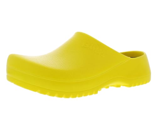 Image of Birkenstock Super Birki Unisex Shoes Size 4, Color: Yellow /Solar Yellow