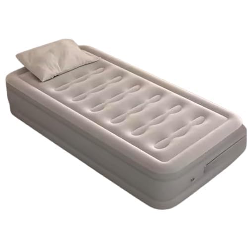 Single Air Bed Elegant Queen Size Air Mattress Single High Inflatable Bed with Built-in Electric Pump 3 Mins Quick Self-Inflation/Deflation ir Mattress for Camping Travelling( Brown) (6 X 3.5)Ft-image-16