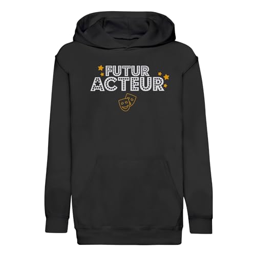 Sweat à capuche enfant futur acteur confection premium en molleton doux