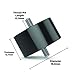 Isolate It!: Sorbothane Male/Male Vibration Stud Mount - M4-12.7mm (H) - 19mm (Dia) 50 Duro - 4 Pack