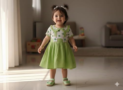 Image of Summer Cotton dress for kids and childs|||B,Girl dress cotton