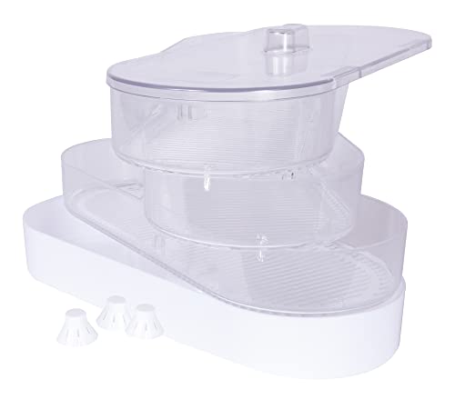 Foto von FLORTUS | Sprossenturm | Keimgerät zum Sprossen ziehen | Anzuchtset mit 3 Anzuchtschalen für verschiedene Keimsprossen | Keimschalen für Sprossen Samen | frische schmackhafte Sprossen ziehen