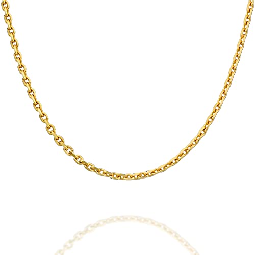 PAVOI Italian Solid 925 Sterling Silver Chain Necklace,...