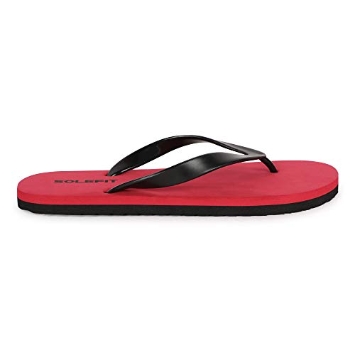 Image of Solefit Men's Red Slippers-7 UK (41 EU) (SLFT-0078)
