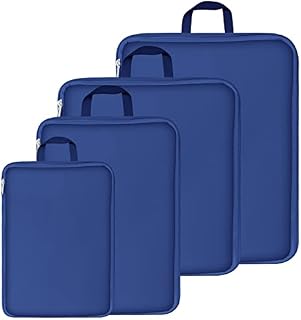 OSDUE Kostki do pakowania, organizer podróżny do torby, do pakowania bagażu, na ubrania, 4 szt., do walizek