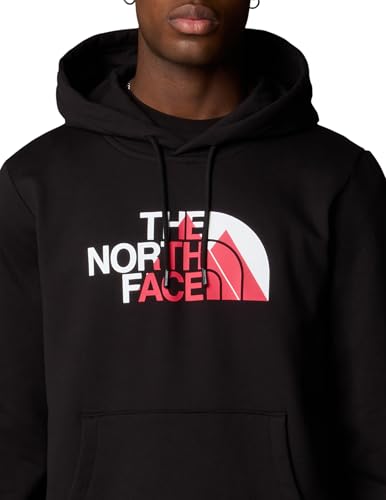 THE NORTH FACE - Men's Biner Graphic Fleece Pullover Hoodie - TNF Black, XL - Image 4