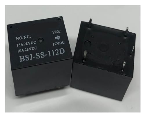 Relais 5 broches 12V BSJ-SS-112D composant T73-1C-15A commutateur domotique