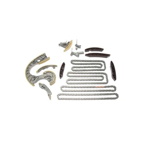 REVO Timing Chain Kit Tensioner Guide 14pcs Replacement for 2004-2009 B6 S4/B7 S4 4.2L