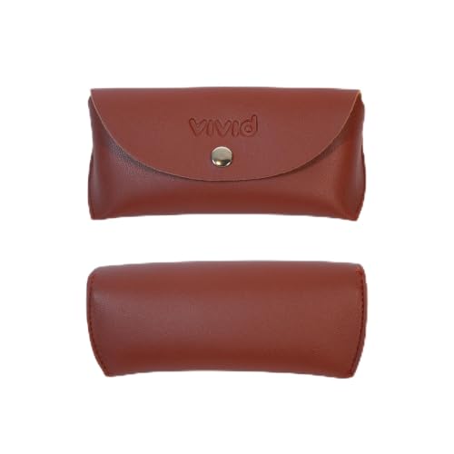 Image of VIVID Unisex Specs Snap Button Eyewear Dabbi Faux Leather Soft Case Cover
