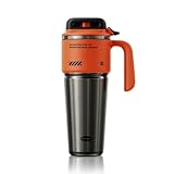 Sidagar Thermosflasche Mit Strohhalm 1000 ml, Thermoskanne Isolierflasche Isolierte Edelstahl Trinkflasche Sport Männer,100% Auslaufsicher, Doppelwandisolierung, BPA-Frei,optimal für Fitness,Orange