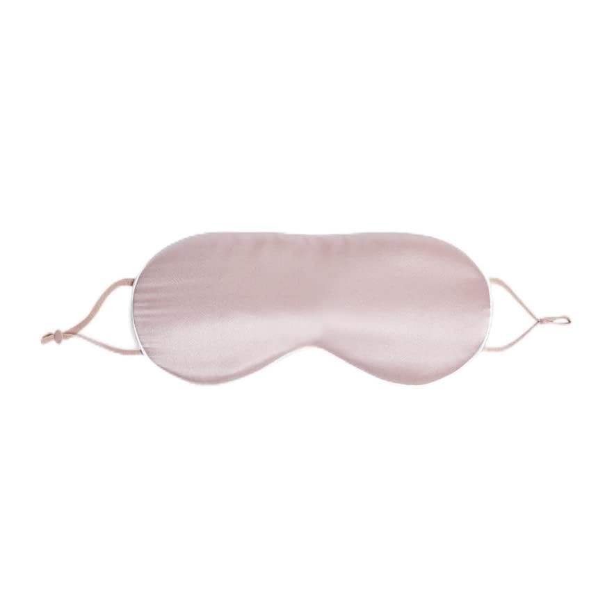 Máscaras para dormir Zero Eye Pressure Blackout pa Antifaz de seda de morera for dormir, sombreado y antifaz for la hora del almuerzo(Pink_8.3 * 3.3in)