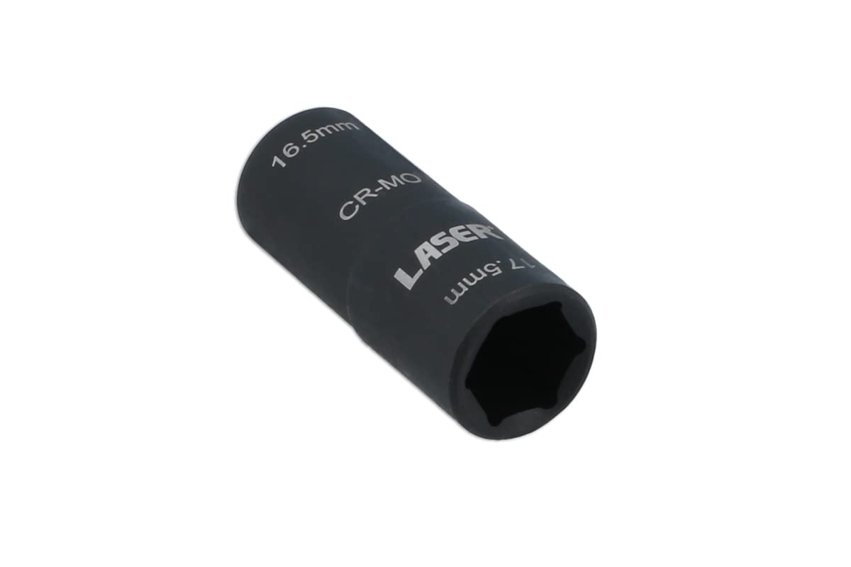 Laser Narzędzia 8213 podwójne zakończenie, uszkodzone gniazdo nakrętki koła 16,5 x 17,5 mm