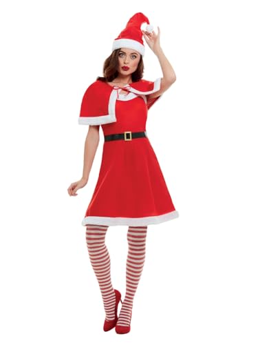 Costume Miss Santa Smiffys 44834L : déguisement Mère Noël femme adulte