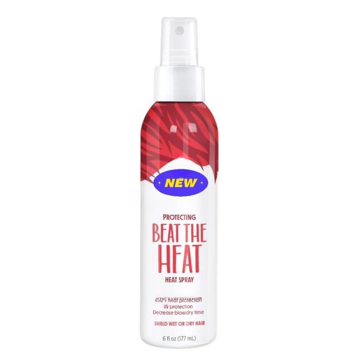   Mother's Beat the Heat Protectant Spray for All Hair Types-Reduces Heat Damage 6oz -177ml-(pack of 1)