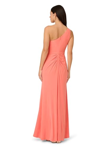 Adrianna Papell Women's One Shoulder Jersey Dress2