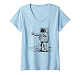 Photo Gallery donna hitchhiking astronaut space and galaxy lover maglietta con collo a v Photo Gallery donna hitchhiking astronaut space and galaxy lover maglietta con collo a v