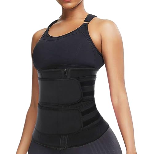 Dress Cici Black Sweat Belt for Women Neoprene Sauna Waist Slim Belt Gym Shaper Small Size Asia Size S