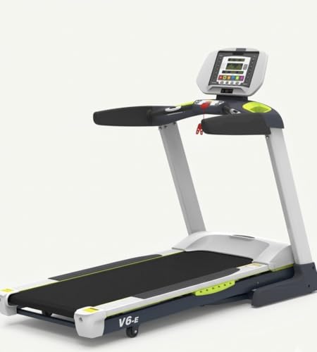 Image of Motorised Treadmill, Electric Fitness Running Machine with LCD Console, Home Gym Cardio, 7 inch LCD, 7HP DC Motor, 1-20KM /H Speed, Max Weight 180 kg.