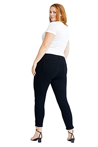 1822 Denim Women's Curvy 27" Re:Denim Rolled Skinny Jeans3