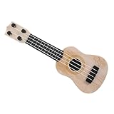 Supvox Ukulele Kunststoff Musikspielzeug mit Weichen Nylon Saiten für Jungen Mädchen Pädagogisches Instrument zur Musikalischen Früherziehung und Kreativen Rhythmusförderung