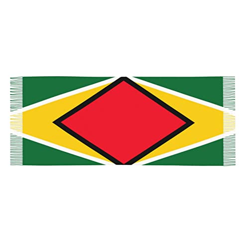 Guyana Flag Poncho Winter Large Scarf Shawl Bandana Neck Wrap For Women3