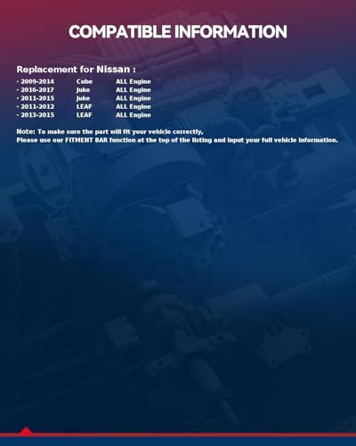 Image of KAX AC Blower Motor for Nissan Juke 2011-2017, Nissan Leaf 2011-2015,Cube 2009-2014 - HVAC Heater Blower Motor Replaces# 700256,76952