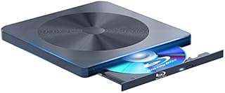 External Blu ray Drive BD Player Read/Write Portable Blu-ray Drive Burner USB 3.0 and Type-C DVD Burner 3D Bluray Drive Compatible with/Win10/ Mac OS External blu-ray Drives blu ray Burner