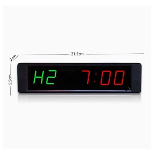 Cronómetro digital de pared con control remoto 1 pulg miniatura 2