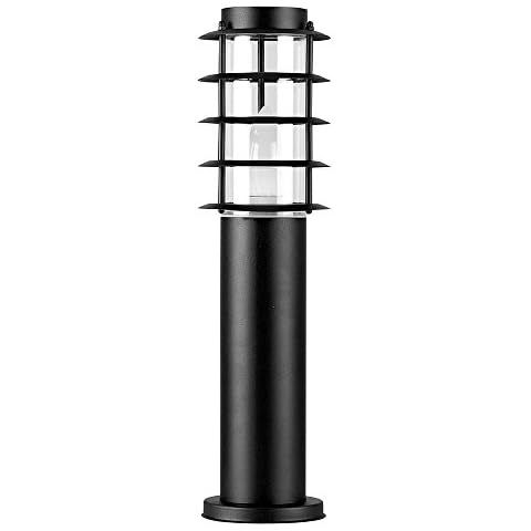 MiniSun Modern Outdoor Black Bollard Lantern Cover