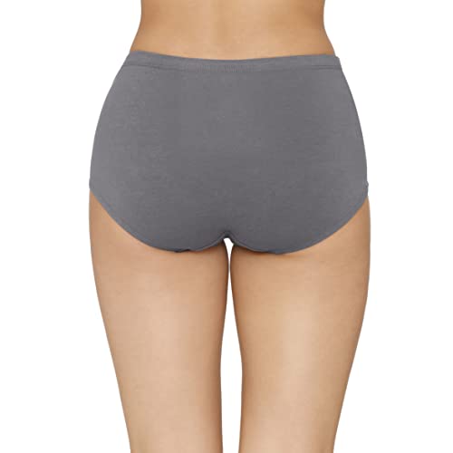 Image of Amante Solid High Rise Full Coverage Full Brief Panties (Pack of 3)