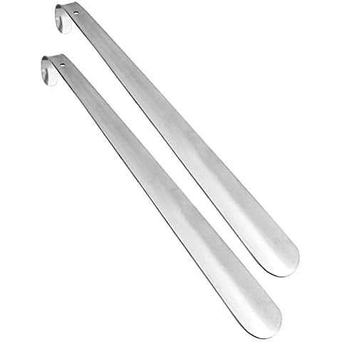 Girls'love talk Stainless Steel Shoe Horn with Comfort Grip Handle for Various Boots and Shoes Designed Ideal for Seniors Pregnancy Cover