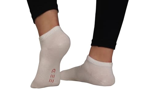 6 Pairs White-Black Unisex Ankle Socks Low Cut Breathable Flexible Casual Athletic and Daily Socks4