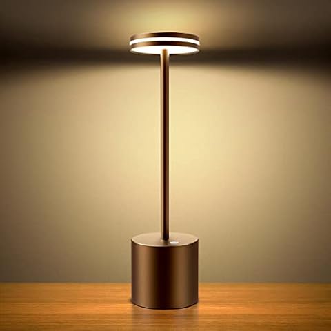 Hapfish Rechargeable LED Table Lamp with Dimming Cover