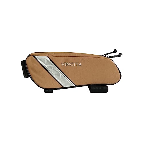 VINCITA VOYAGE Frame BAG for Brompton Bike (Brown, Small)