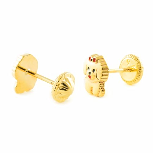 Pendientes Oro Amarillo 9K Niña Certificados Mondepetit 3
