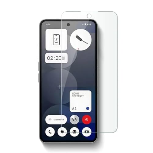 Image of 9H Tempered Glass Screen Protector for Nothing Phone (2a) - Anti-Scratch, HD Clear, Bubble Free, White Edge | Pack of 10