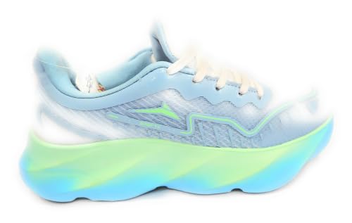 Image of Sports Running Shoes (White, UK Footwear Size System, Adult, Men, Alpha, Narrow, Medium)